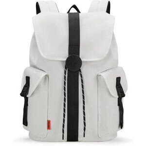 ✨White Travel Laptop Carry Backpack Waterproof Lightweight Casual Weekender Bags